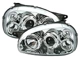 Produkt-Bild: Angel Eyes Scheinwerfer, passend f&uuml;r Opel Corsa B (alle), Ausf&uuml;hrung: Klarglas Chrom.