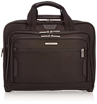 Briggs & Riley @ Work Luggage Expandable Rolling Brief, Black, One Size
