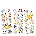 3pcs Cartoon Anime Pokemon Stickers Notebook Label For Kids Home Decor Diary