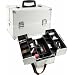 Silver Aluminum Makeup Case W/ Dividers