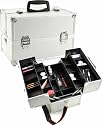 Silver Aluminum Makeup Case W/ Dividers