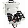 Silver Aluminum Makeup Case W/ Dividers