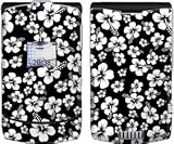 Aloha Black Design Protective Skin Decal Faceplate for Motorola RAZR V3xx Cell Phone