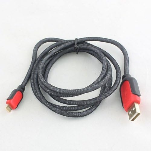 Wtitech Colorful Fiber Braid Wire Lighting Cable Usb A to Lightning Compatible Cable for iphone5/5s/5c ipad Air (Red 5 feet/1.5 Meters)