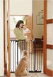 Bindaboo Hallway Extra Tall Metal Gate 39.4 H BLACK (B1124)