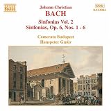 J.C. Bach: Sinfonias, Vol. 2 - Op. 6