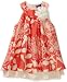 Blue Pearl Girls 2-6X Floral Satin Layered Isabella Dress... Blue Pearl Girls 2-6X Floral Satin Layered Isabella Dress...