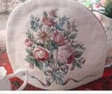Gorgeous Wool Needlepoint Teapot Cover G