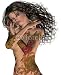 Wallmonkeys Peel and Stick Wall Decals - Body Art Lady - Removable Graphic
