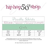 Hip Hop 50s Shop 7 Piece Child Poodle Skirt Outfit, Size 8 Shocking Pink