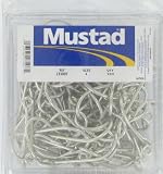 Mustad Hooks Kirby Sea Hook Ringed Duratin Size 1 100per bx #2330DT-1 pc21