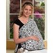 ORGANIC NursEase Breastfeeding Shawl- Organic Large Beautiful Blooms