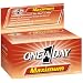 One-A-Day Maximum Formula Multivitamin/Multimineral Supplement Tablets, 100-Count Bottles (Pack of 2)