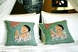 'Sunshade,' cushion covers (pair)