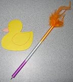 Rubber Ducky Sticky Note and Feather Pen Baby Shower and Party Favors