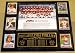 PHILADELPHIA PHILLIES 1980 WORLD SERIES CHAMPIONS XL PLAQUE WITH 6 VINTAGE TOPPS CARDS