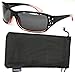 Vox Women's Polarized Sunglasses Designer Sport Fashion Rhinestones Free Pouch