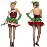 2pc.Lady Luck w/dress with dice and skirt, and arm warmers