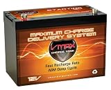 VMAX Solar Battery SLR85 Vmaxtanks AGM 85ah 12V Wind Power Backup Boat Lift & Solar AGM Battery