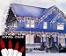 Outdoor Living : Set Of 100 Red Everglow Icicle Christmas Lights With White Wire