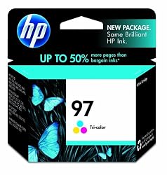 Original HP 97 Large Tri-color Ink Cartridge in Retail Packaging