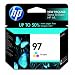Original HP 97 Large Tri-color Ink Cartridge in Retail Packaging