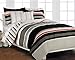 Read Nautical Stripe Gray Comforter Set with 180 TC Sheet Set Details Nautical Stripe Gray Comforter Set with 180 TC Sheet Set