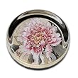 Pink Peony - Small Round Glass Paperweight