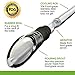 Wine Chiller Stick - Fast Cut Wine Cutter - Velvet Travel Bag -Stainless Steel - Full Wine's Flavor Aroma Releaser - Digital E-Book Included 
