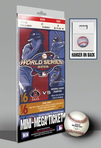 Los Angeles Angels of Anaheim 2002 World Series Game 6 Mini-Mega Ticket