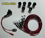 LED Light Kit for Peg Perego / Power Wheels - Static Turn Signal Pack (6 Yellow LEDs)