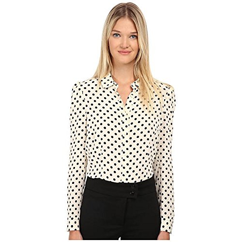 RED VALENTINO トップス シャツ Camicia Crepe Blouse Avorio/Ner [並行輸入品]