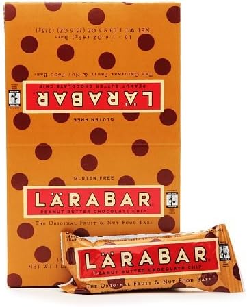 Larabar Fruit and Nut Food Bar, Peanut Butter Chocolate Chip 16 ea