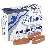 Alliance Sterling Ergonomically Correct Rubber Bands, #105, 0.625 x 5 Inches, 70 per 1lb Box (25055)