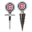 Chicago Cubs MLB Cork Screw and Wine Bottle Topper Set by Great American Products