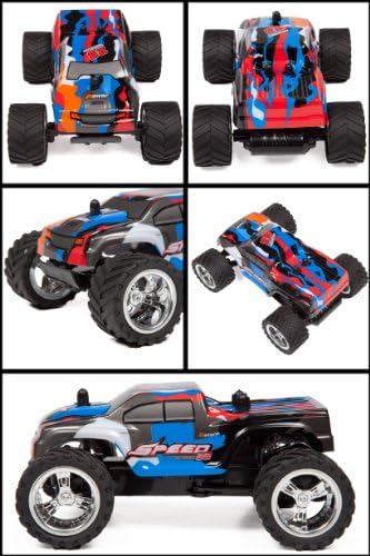 Speed Run 2WD 2.4GHz 1:20 RTR Electric RC Truck (Colors May Vary)