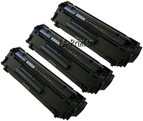 3 PK 12A (Q2612A) Compatible Toner Cartridge for Laserjet Printers M1319, M1319f, 1010, 1012, 1018, 1020, 1022, 1022n, 1022nw, 3015, 3020, 3030, 3050, 3052, 3055 Printers by INKUTEN ?