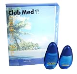 Club Med My Ocean Cologne by Coty - Giftset ( Eau De Toilette Spray. 1.0 Oz + Aftershave 1.7 Oz).
