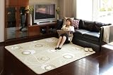 マイクロファイバー使用。ホットカーペットカバー対応ラグ「ミルク ベージュ 190x240cm(3帖用)」