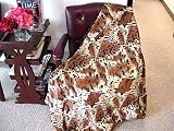 Reversible Animal Print Throw 50x70