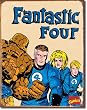 Fantastic Four Retro Metal Tin Sign 12.5"W x 16"H