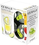 UPC 811039020071 product image for Prepara Ice Balls, Green and Black, Set of 4 | upcitemdb.com