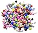 BodyJ4You Assorted Lot of 25 Banana Piercing 14G Belly Button Rings Piercing Jewelry No Duplicates