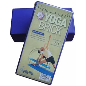Fitness Mad Hi-Density Yoga Brick, Purple 220mm x 110mm x 70mm