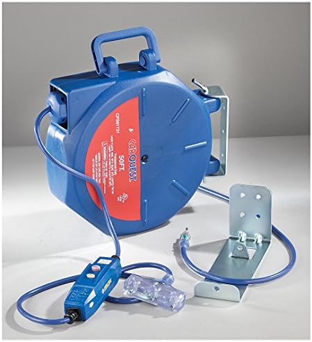 Carquest Pro GFCI Triple Tap Extension Cord Reel
