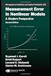 Measurement Error in Nonlinear Models: A Modern Perspective, Second Edition