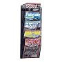 Safco Model 5-Pocket Magazine Rack, Black Onyx (5578)