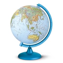 Sch�ler Globus Durchmesser  30 cm Doppelbild Leuchtglobus mit Symbole und Zeichen