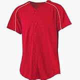 Wicking Button Front Baseball Jersey from Augusta Sportswear