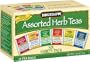 Assorted Herbal Tea. 1 case. 108 tea bags.